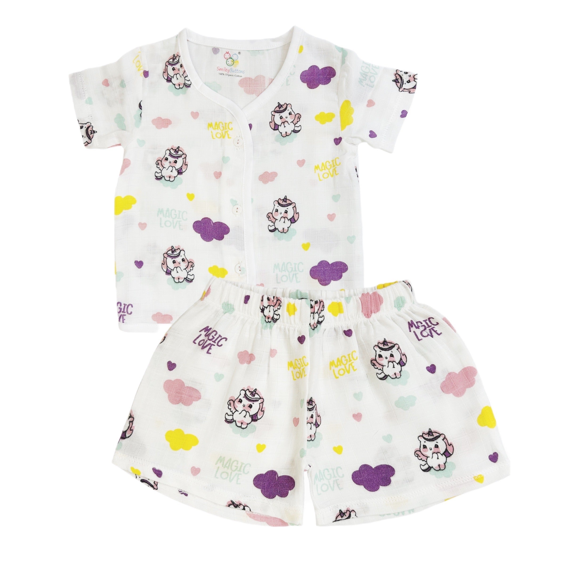 SALE | Muslin Jabla Set - Top & Shorts - 8 pack -c