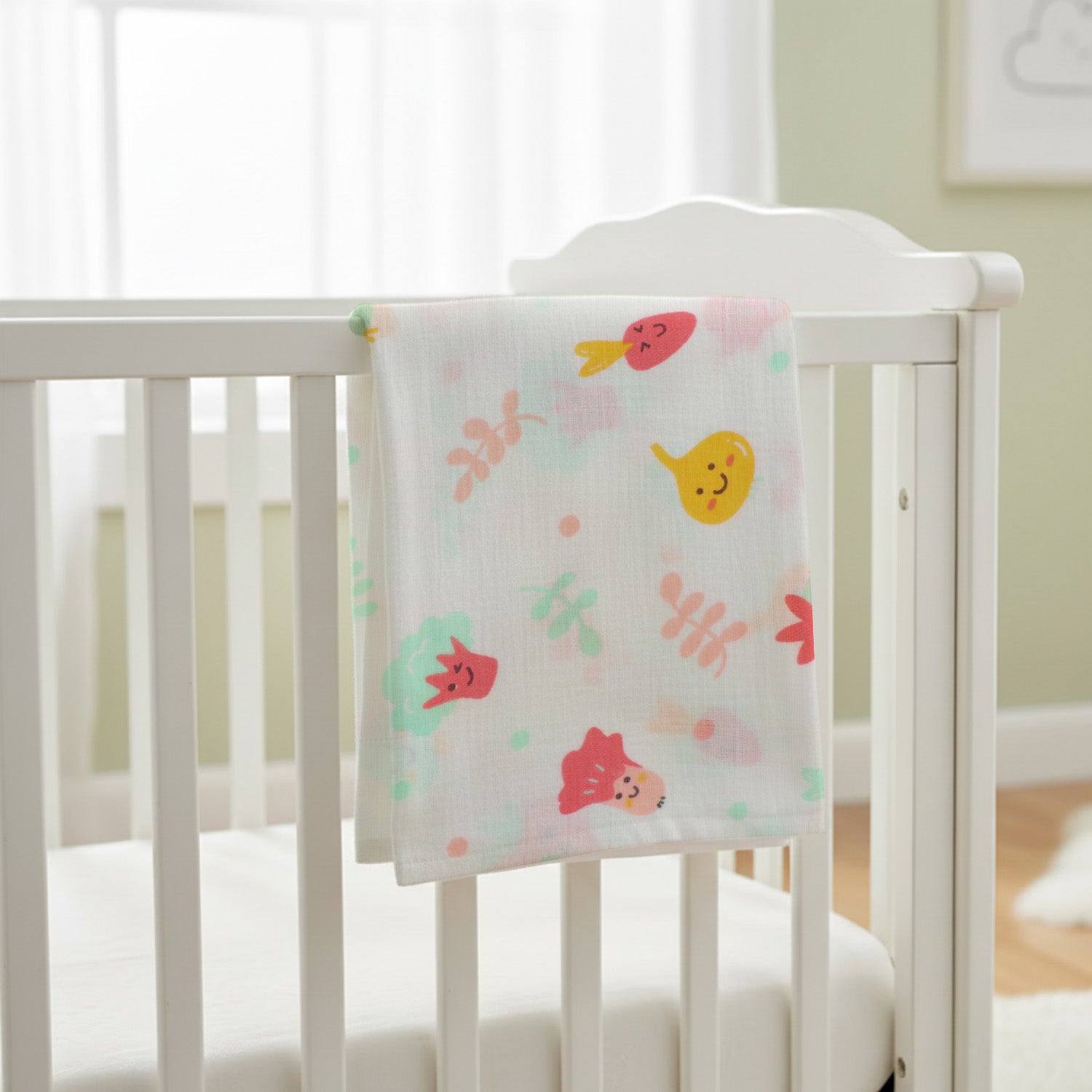 Muslin Swaddle | Single Weave - Cartoon