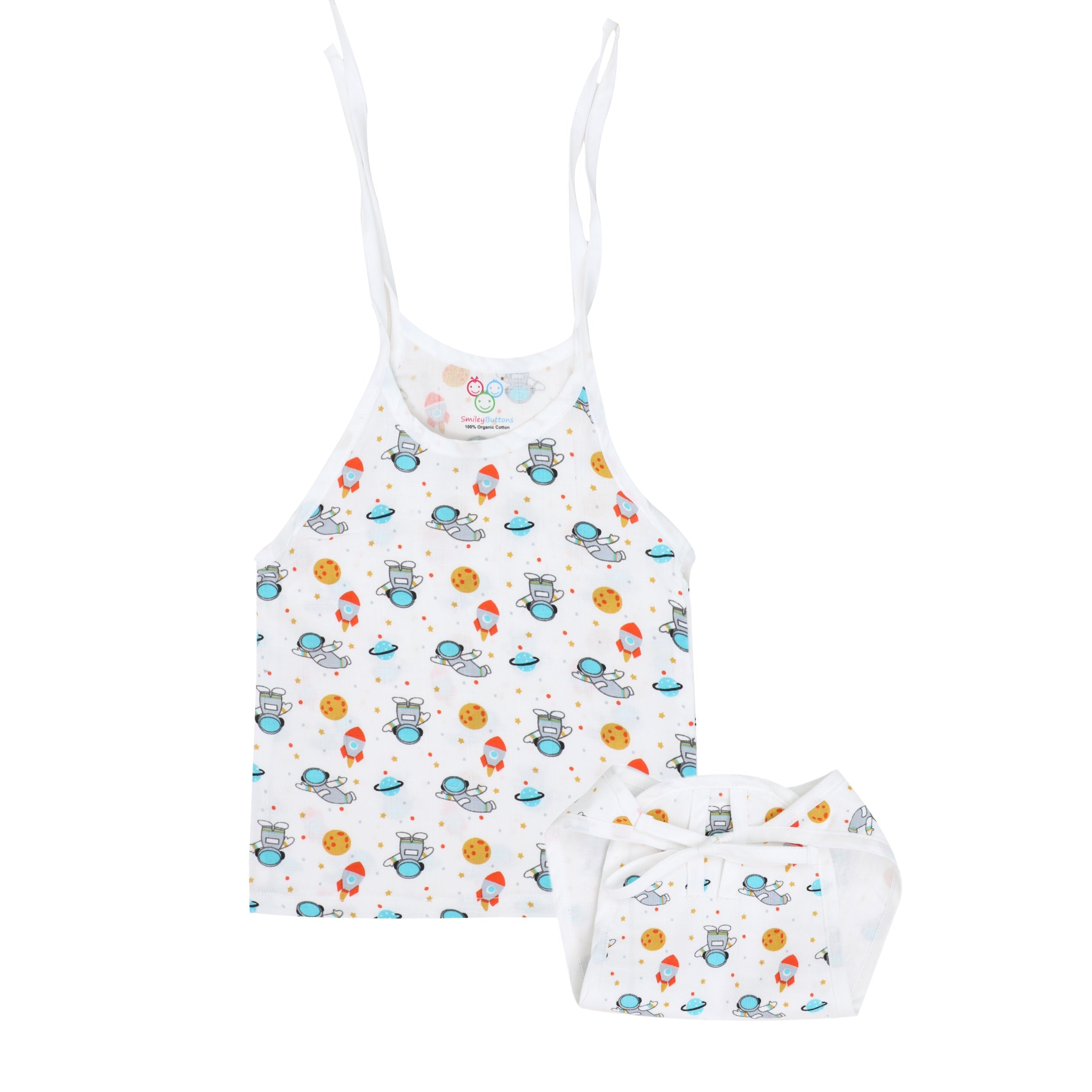 New Muslin Bodysuit with Cap set