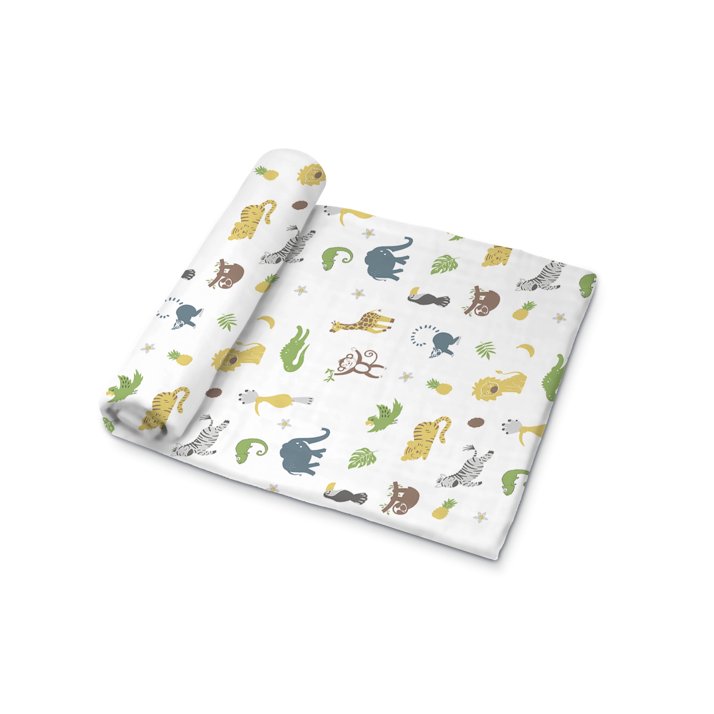 Organic Muslin Swaddle | Muslin Towel - Wild Wonders