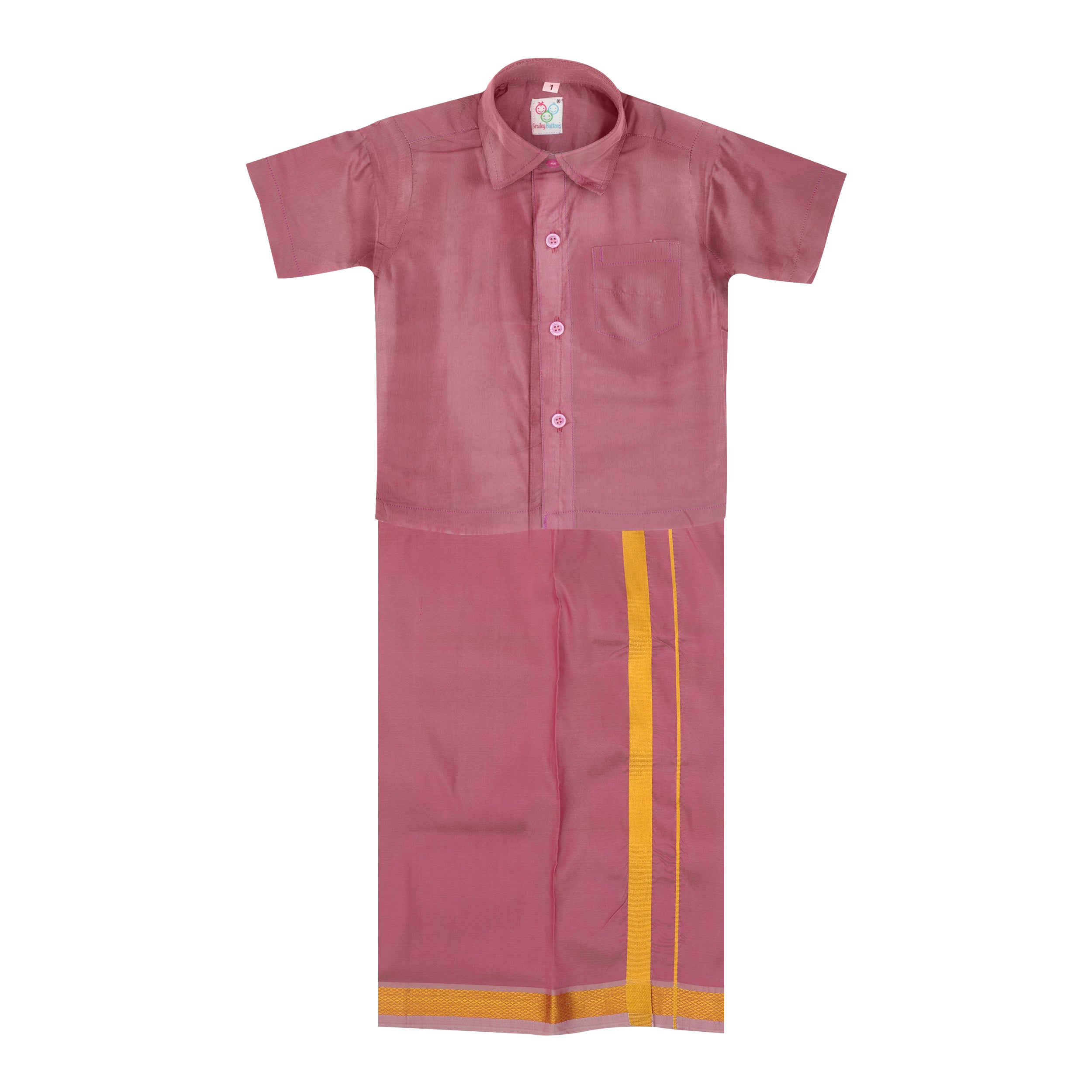 Dhoti Set - Warm Brown