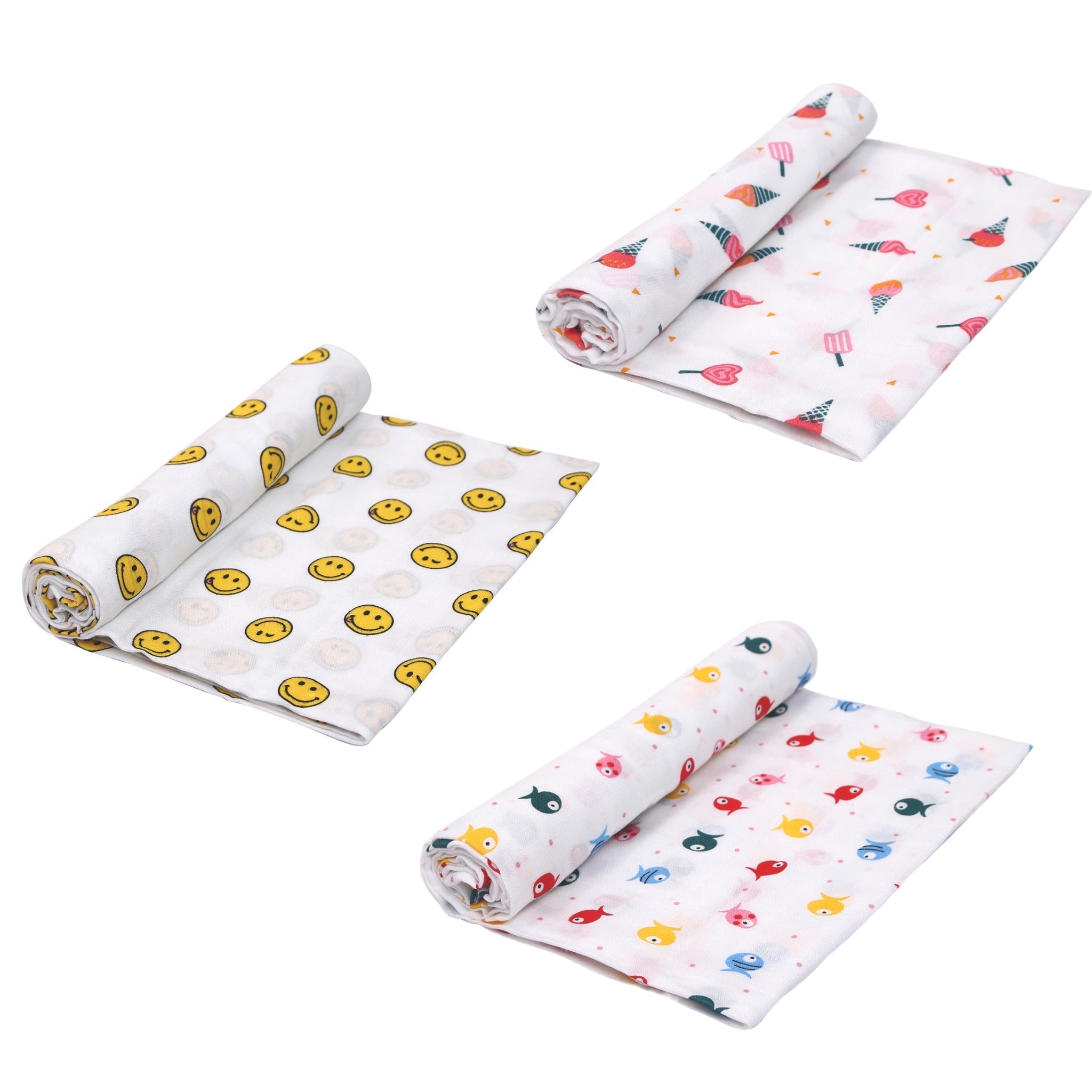 Organic Muslin Swaddle - 3 Pack