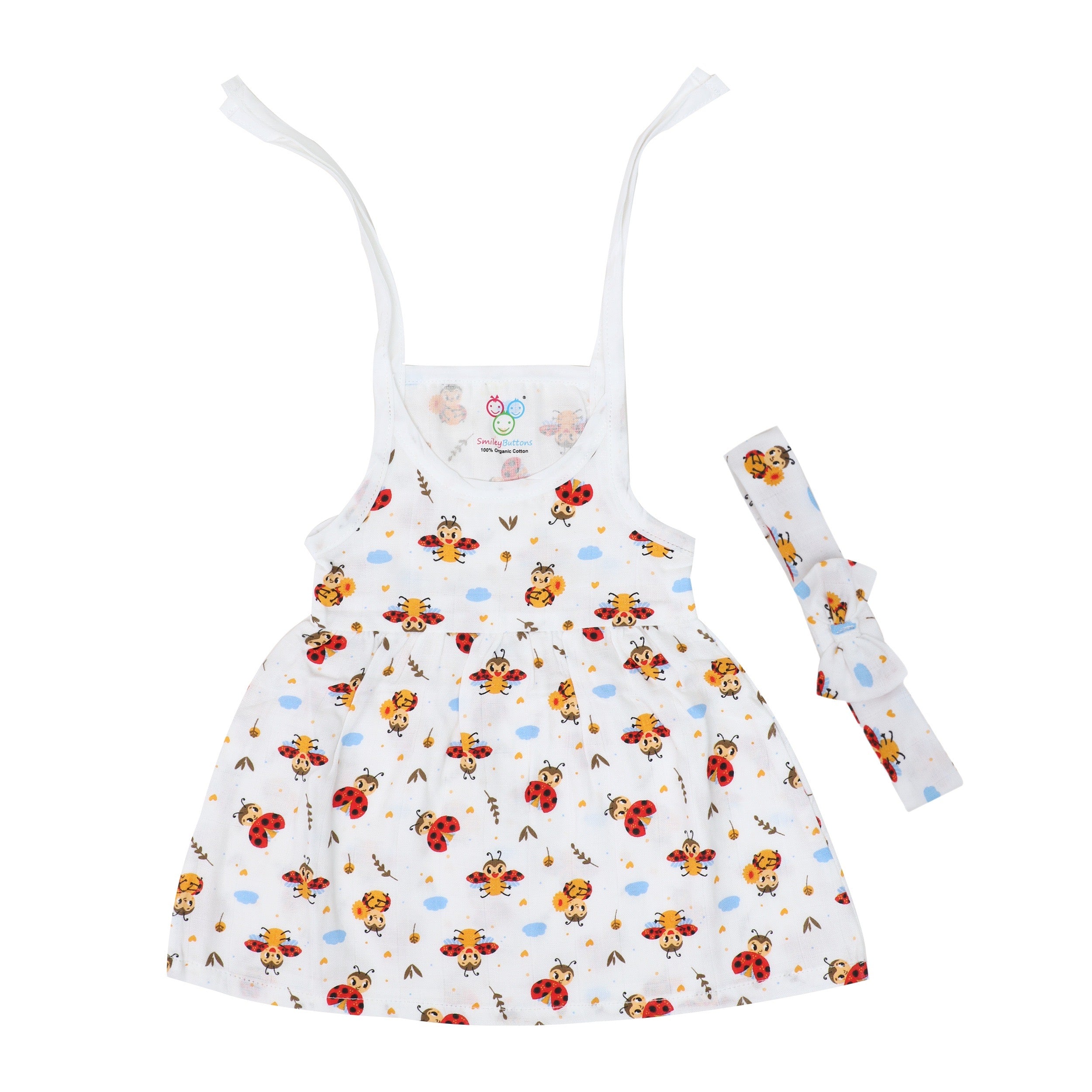 New Muslin Frock Jabla With Bow