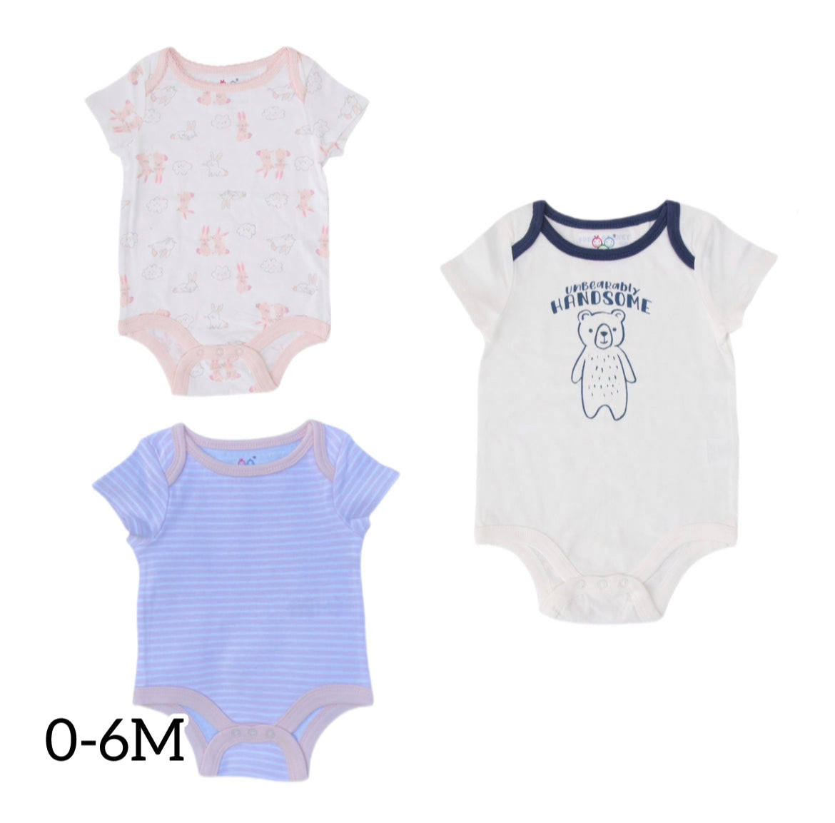 Bodysuit -3 Pack - Knit