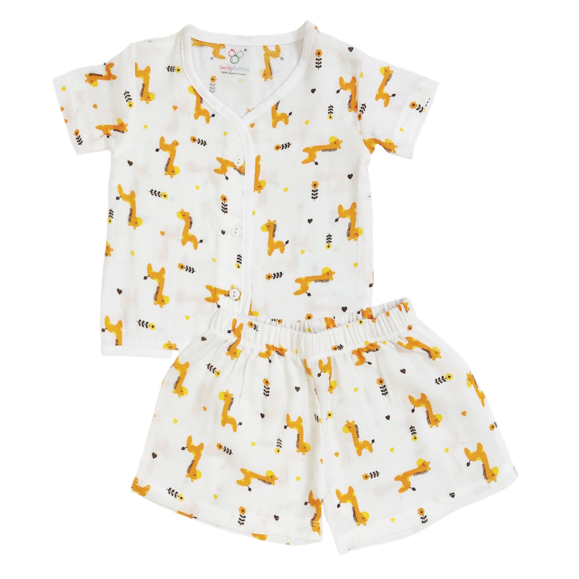 New Muslin Jabla Set - Top & Shorts