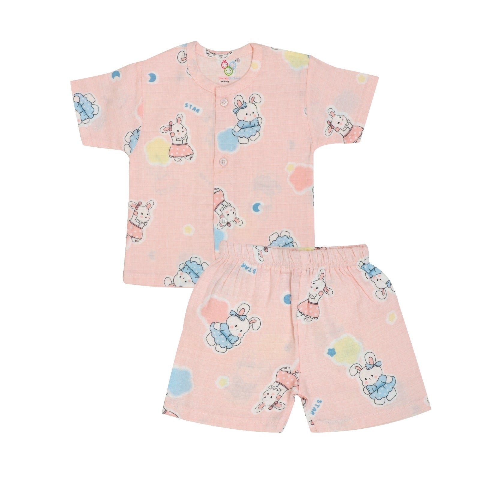 New Muslin Jabla Set - Top & Shorts