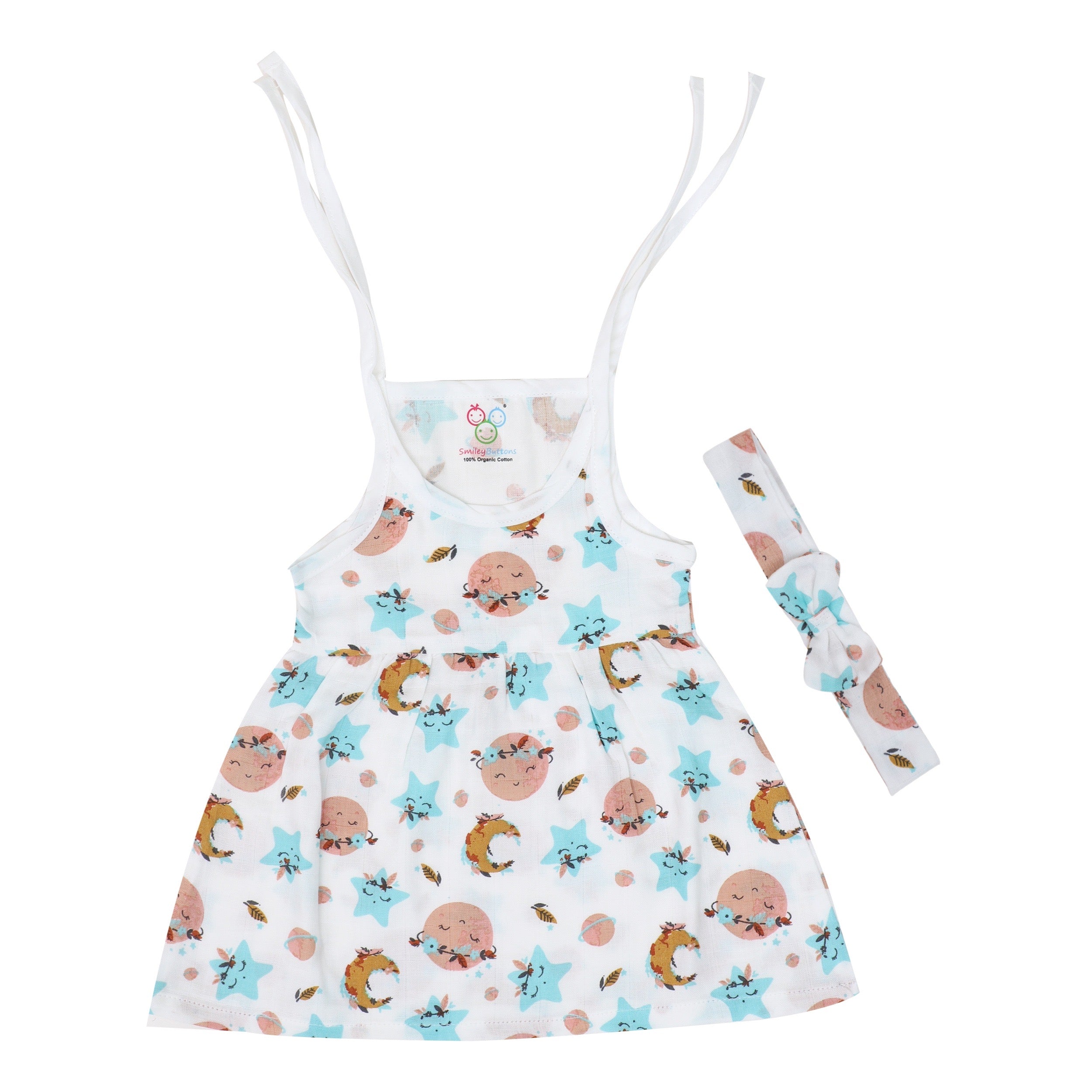 New Muslin Frock Jabla With Bow