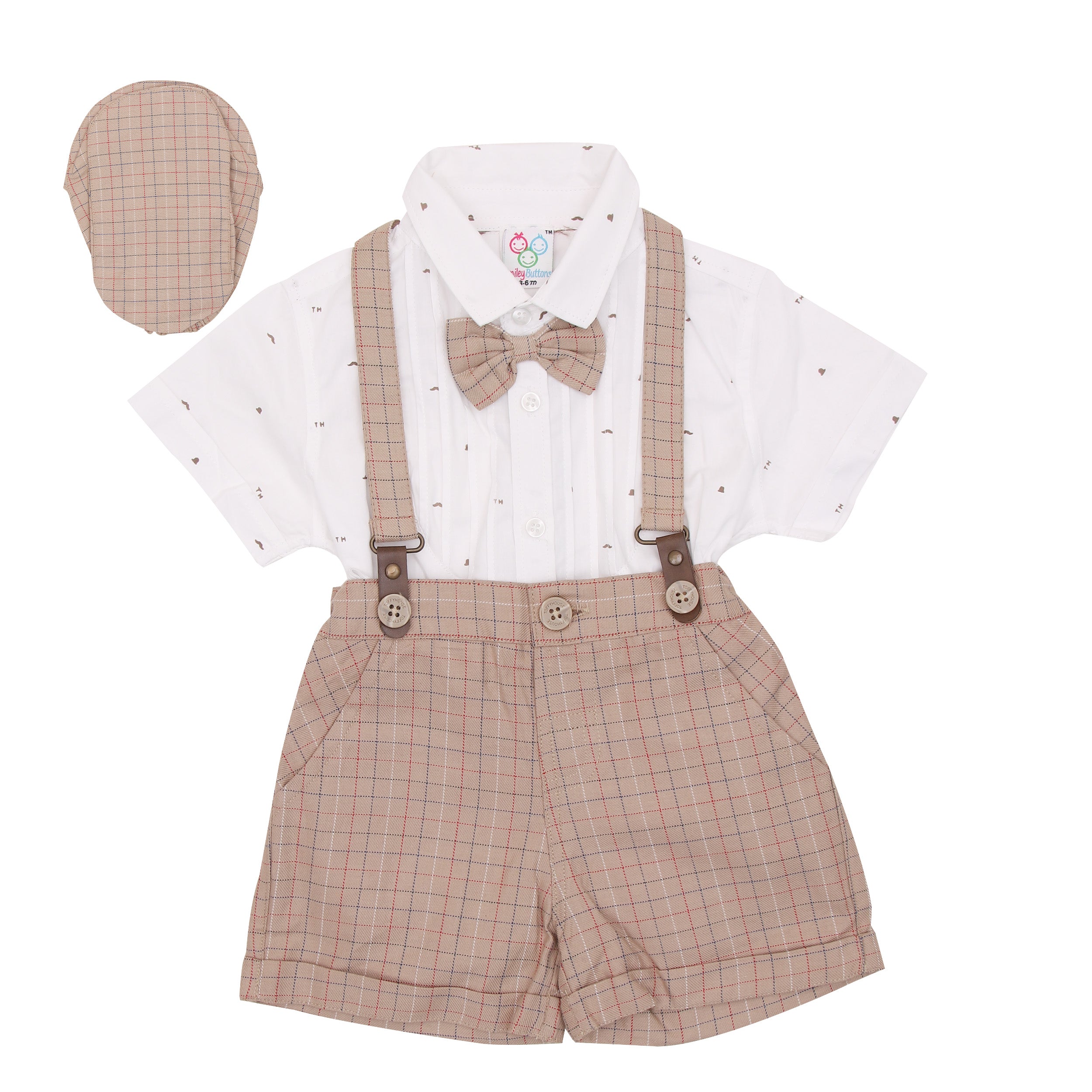New SALE | Cotton | Classic Suit with Cap
