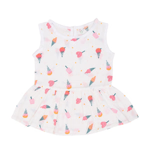 New SALE - Organic Muslin Baby Frock