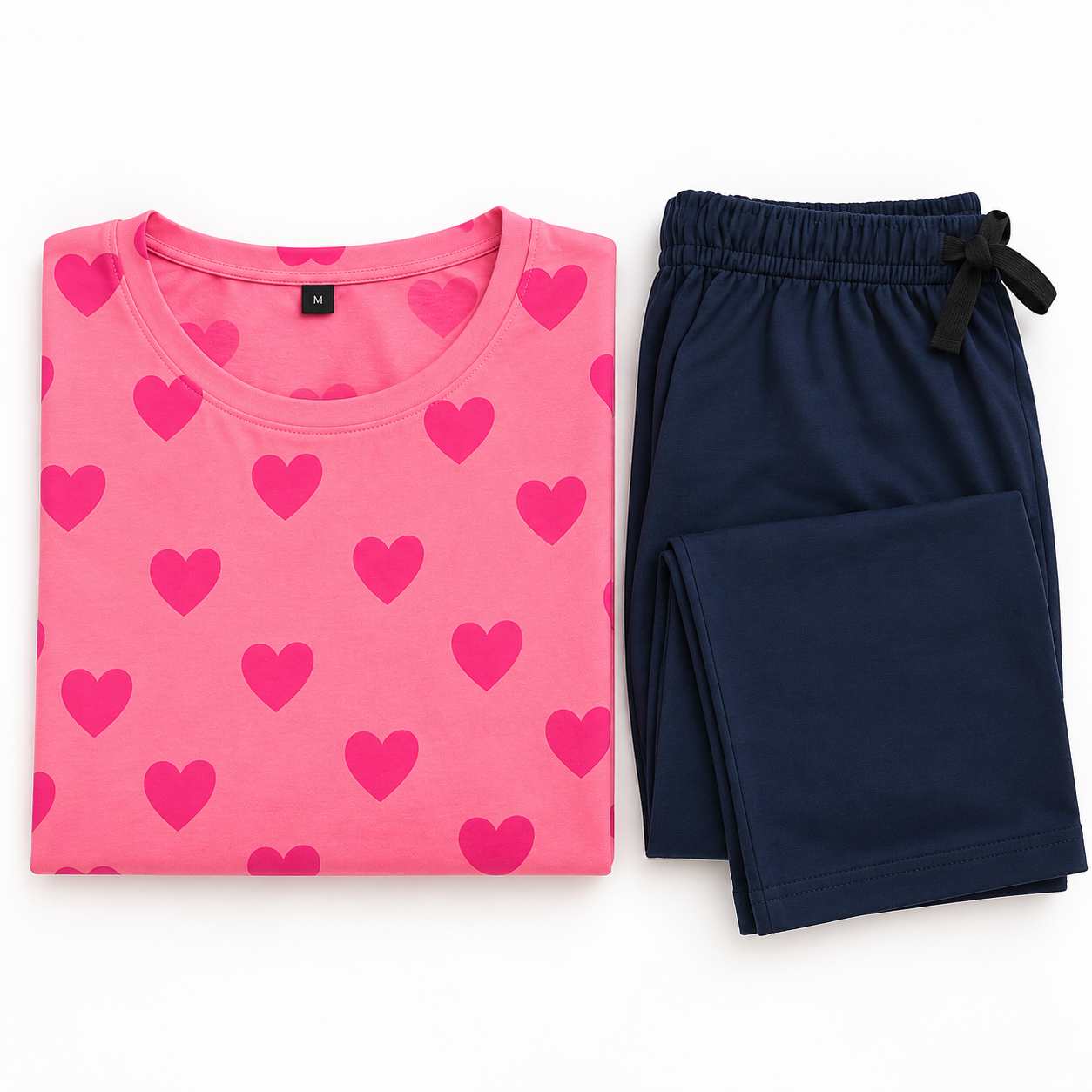 Feeding tshirt with pallazo pant - Heart