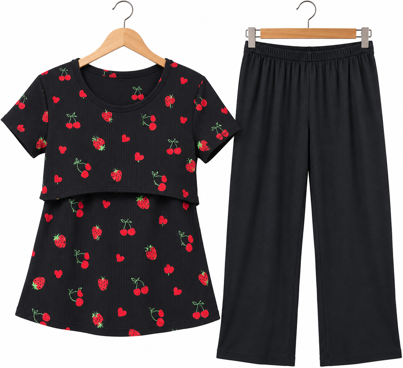 Feeding tshirt with pallazo pant