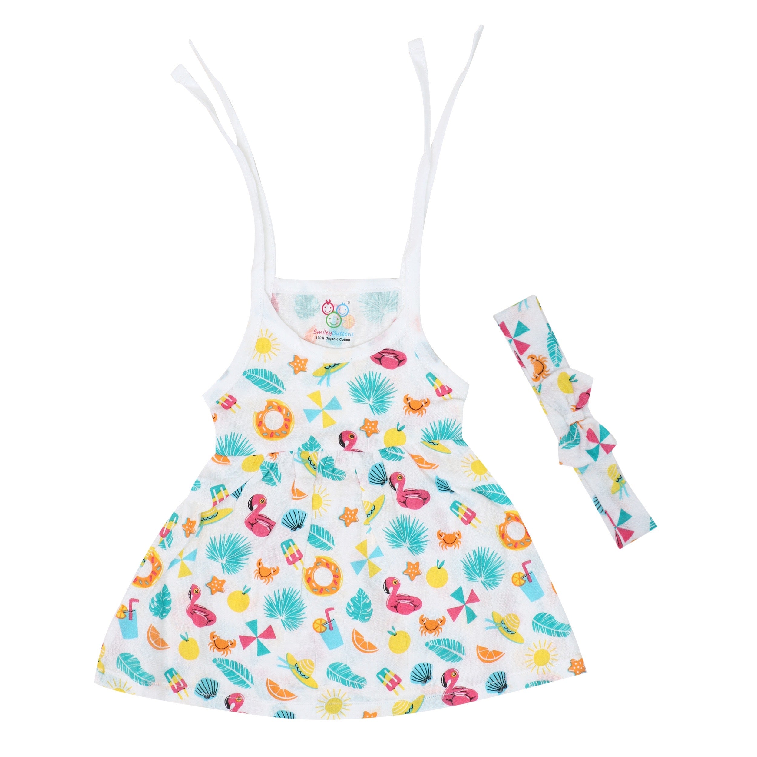 New Muslin Frock Jabla With Bow
