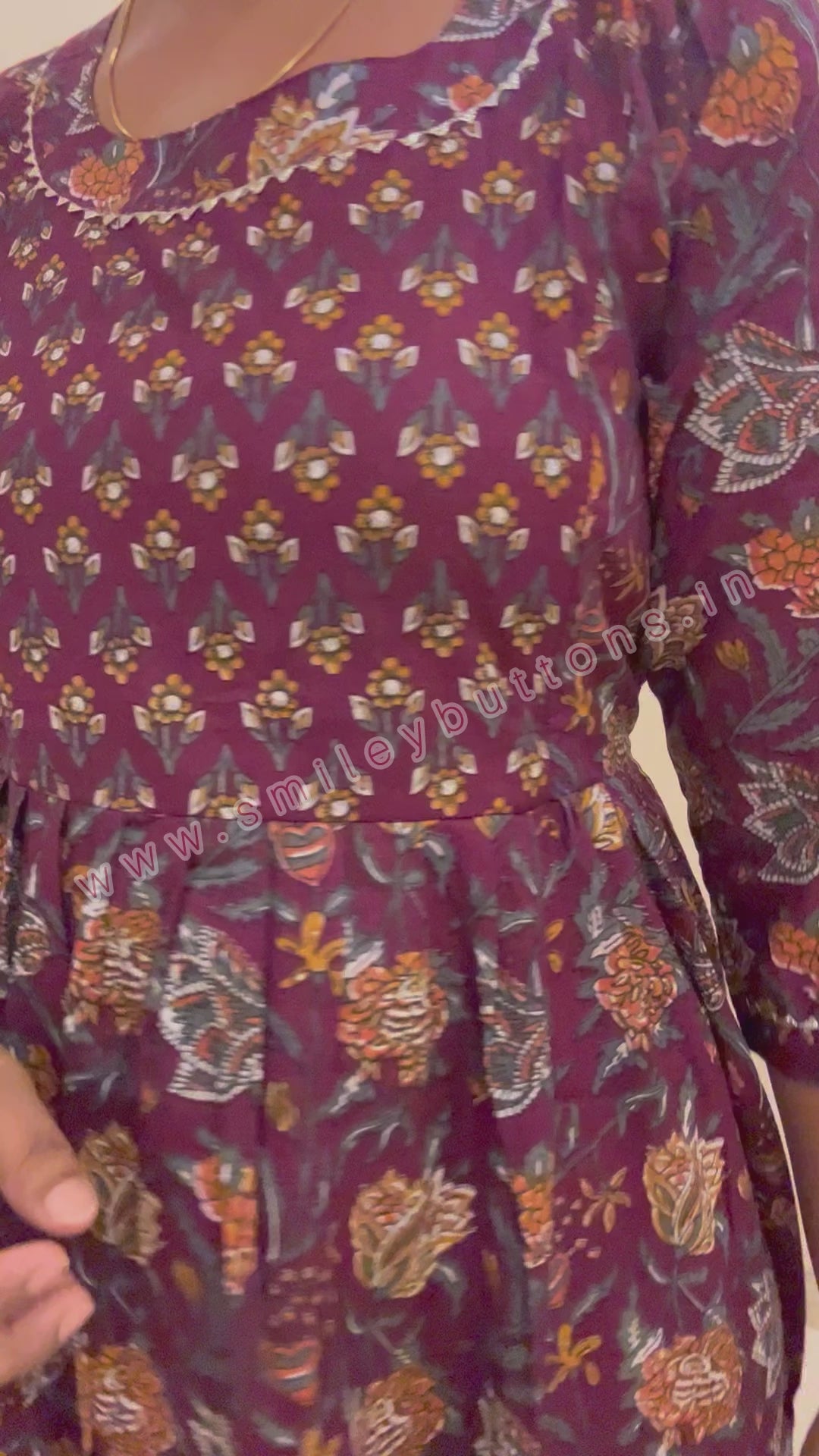 Sale | Feeding Kurti - Purple