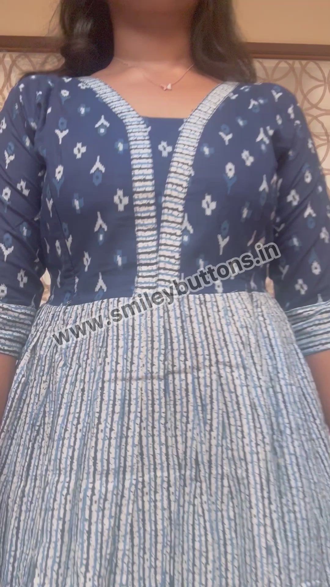 Feeding Kurti - Navy Blue