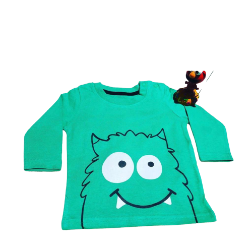 T-Shirt - Green Monster | Buy Cotton T-shirts for 2-3 Years Baby Boys Online in India