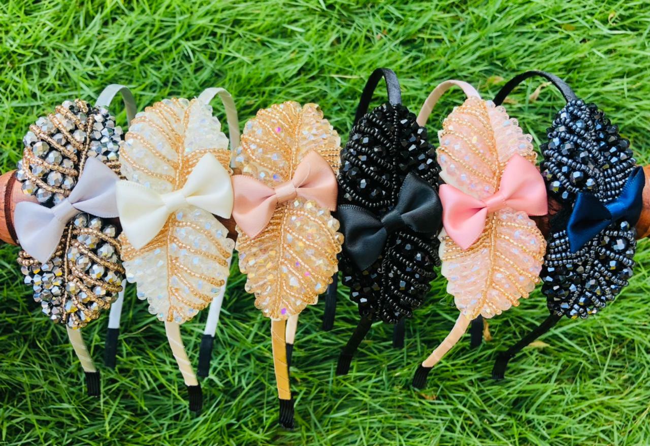 Headband - Twisted Leaf | Buy Hair Accessories for Baby Girl | Smiley Buttons