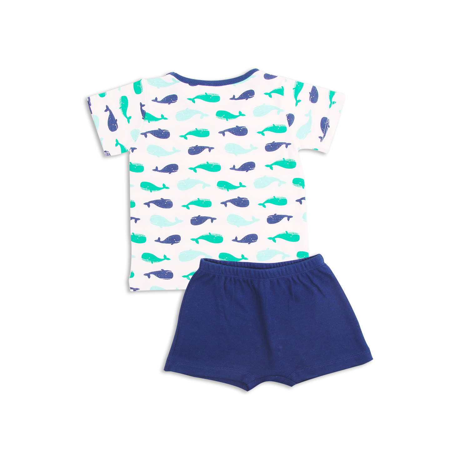 T-Shirt & Shorts - Shark | Buy Cute T Shirt & Short Combo for Infant Baby Boy | Smiley Buttons