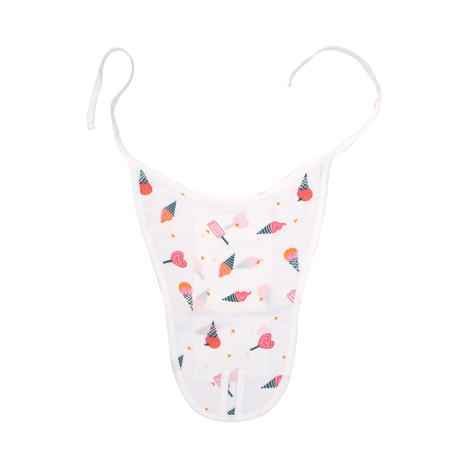Organic Muslin Nappy - Lollipop | Organic Cotton Nappy & Diaper For 0-6 Old Newborn Baby |Smiley Buttons