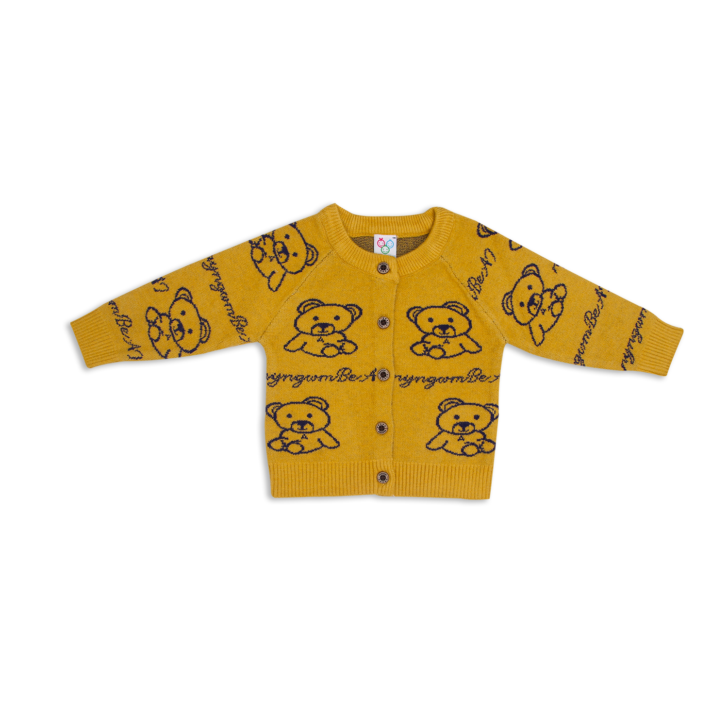 Sweater - Mustard Teddy | Buy Soft  Baby Sweater for Infant Boys at Best Prices | Smiley Buttons