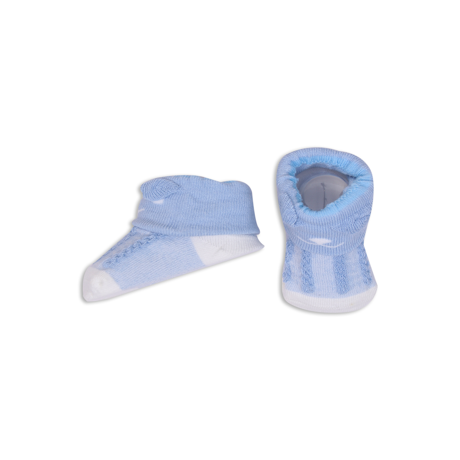 Baby Socks - Blue Bear | Buy Newborn Baby Footwear Online In India | Smiley Buttons