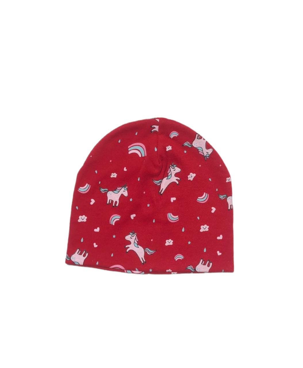 Kiddo Cap - Unicorn Red | Kiddo cap Unicorn