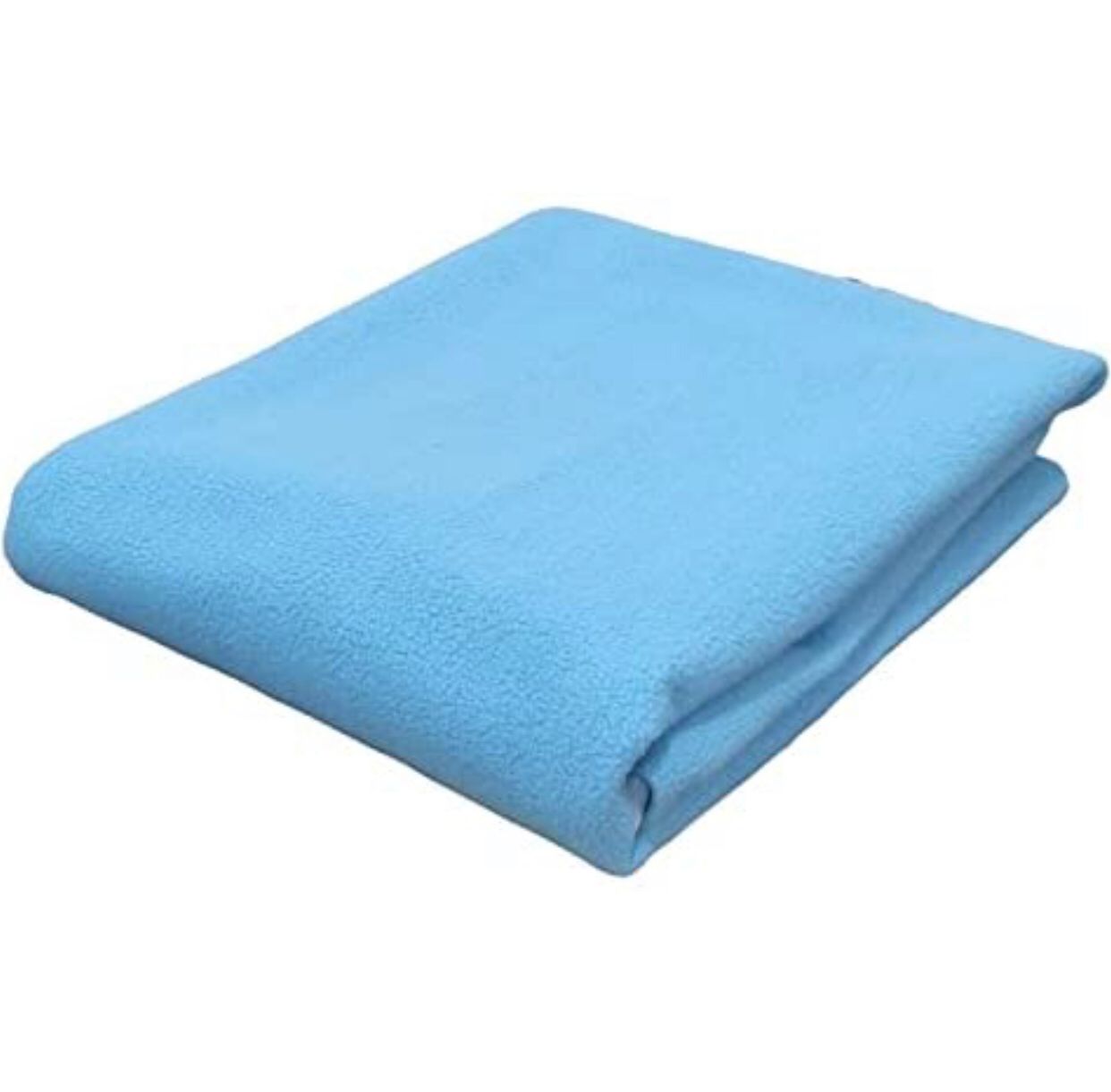 Baby Bed Protector - Blue | Buy Waterproof Bed Protector Sheet For Newborn Baby | Smiley Buttons