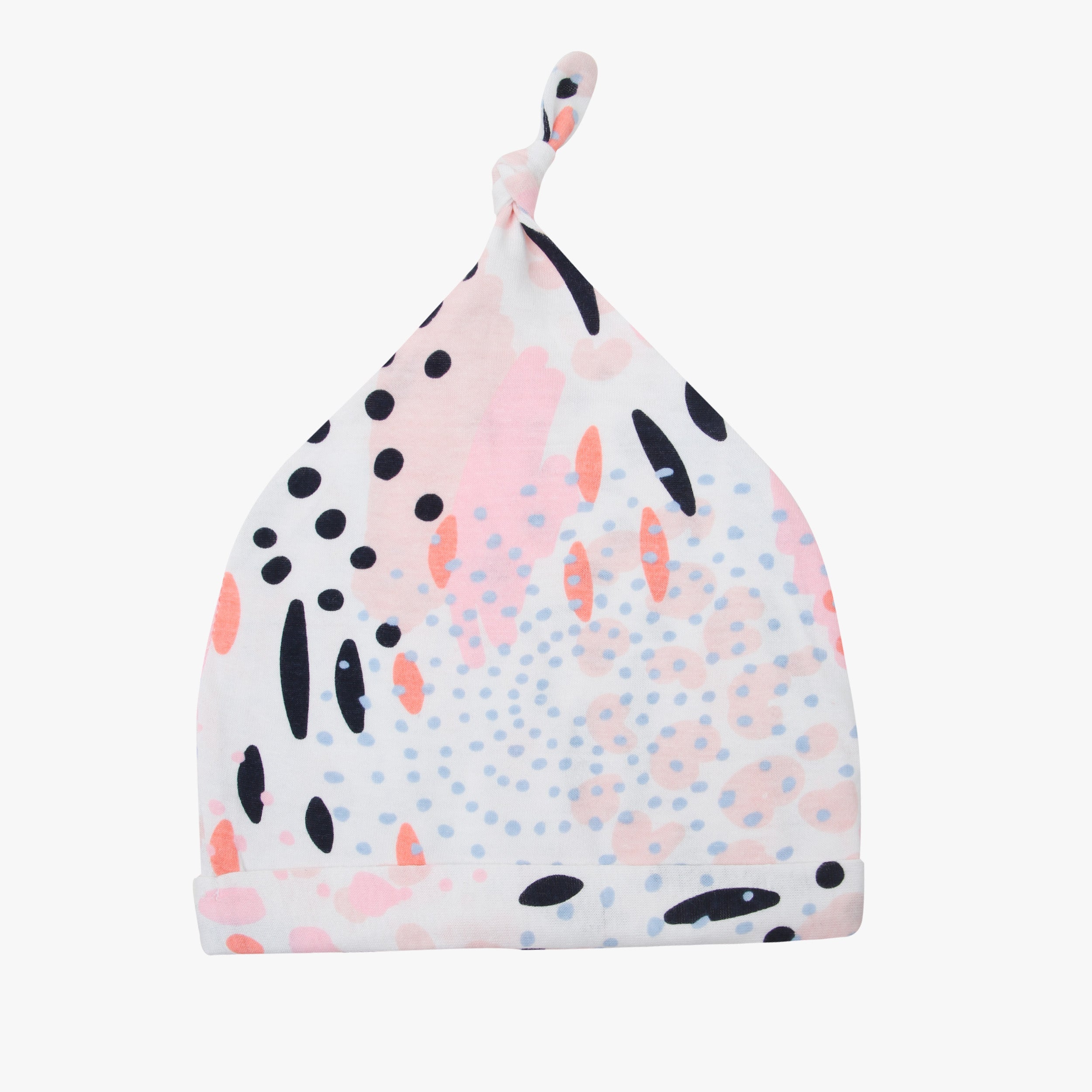 New Born Kiddo Cap - Pink Cheetah | Buy Cotton Cap for Newborn Baby Boys & Girls Online in India