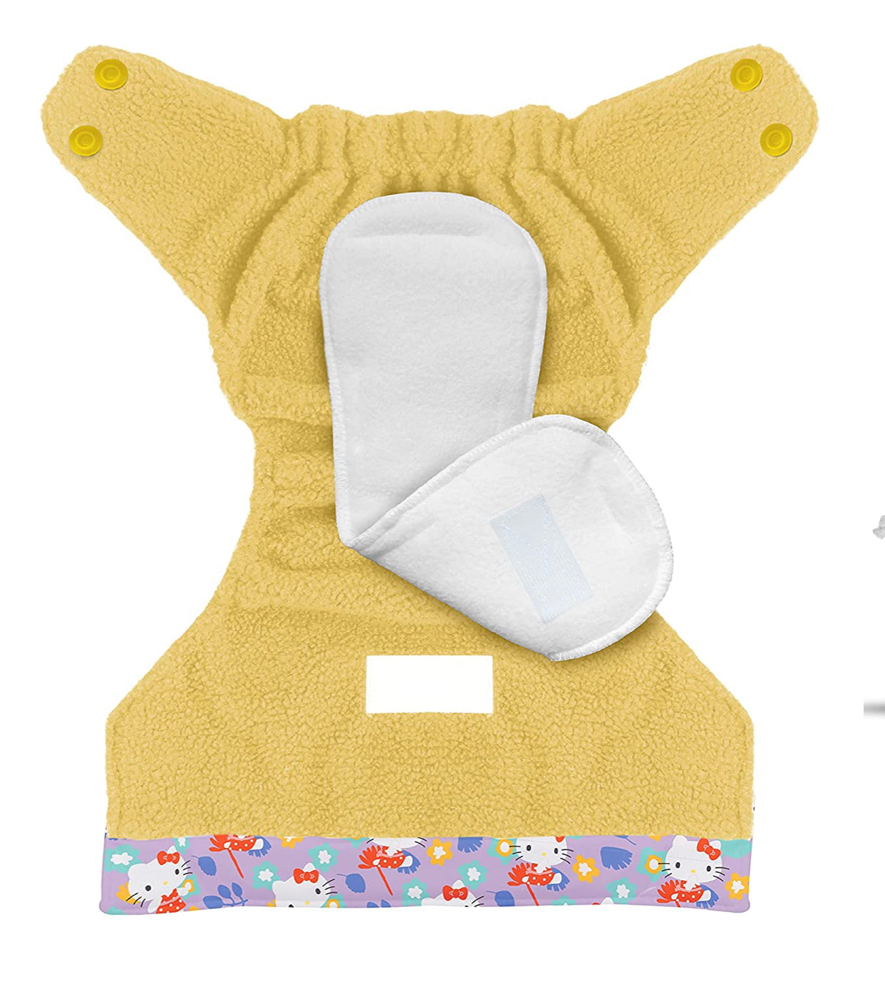 Reusable Cloth Diaper - Kitty | Buy Free Size Reusable Cotton Diaper For Baby & Toddler | Smiley Buttons