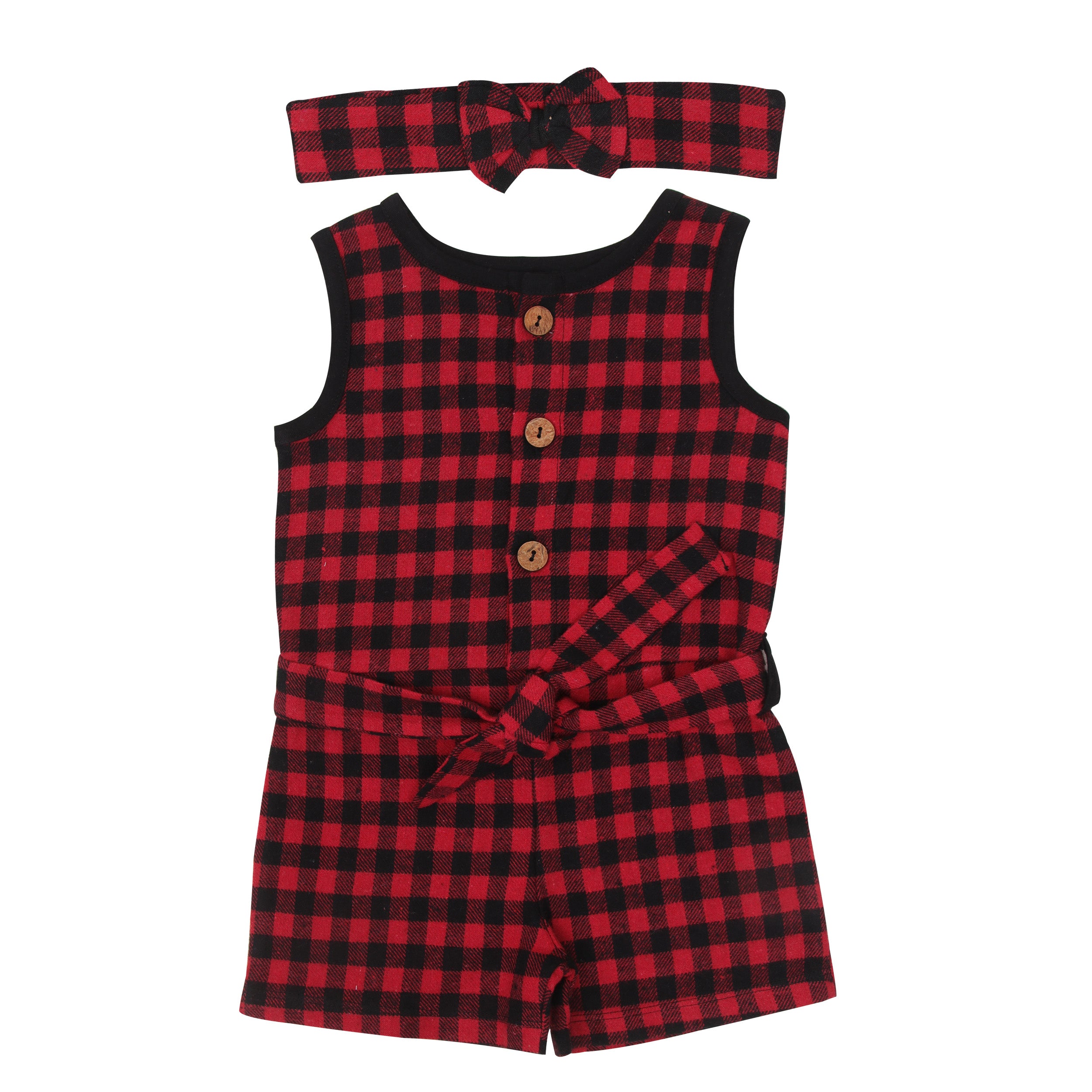 Jumpsuit - Black & Red | Buy Best Jumpsuits For Newborn Baby Boys & Girls | Smiley Buttons