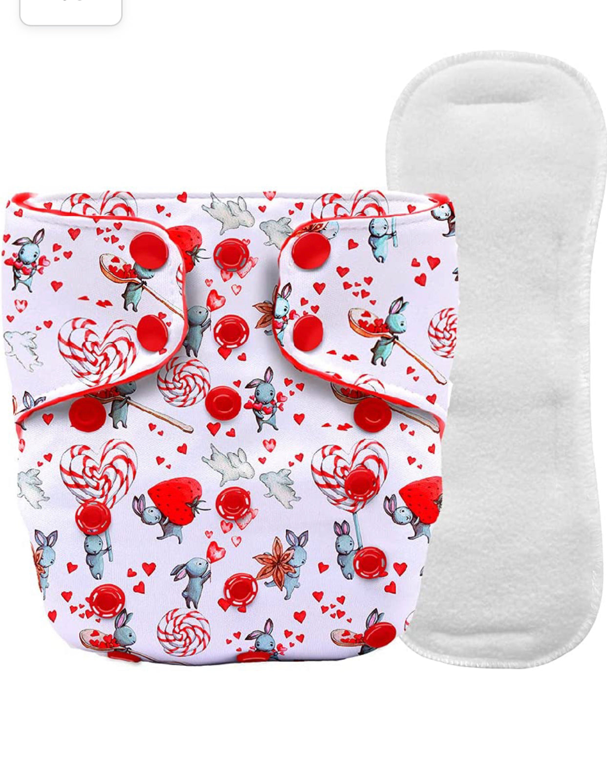 Reusable Cloth Diaper - Sugar Candy | Buy Washable Cotton Diaper For For Baby & Toddler | Smiley Buttons