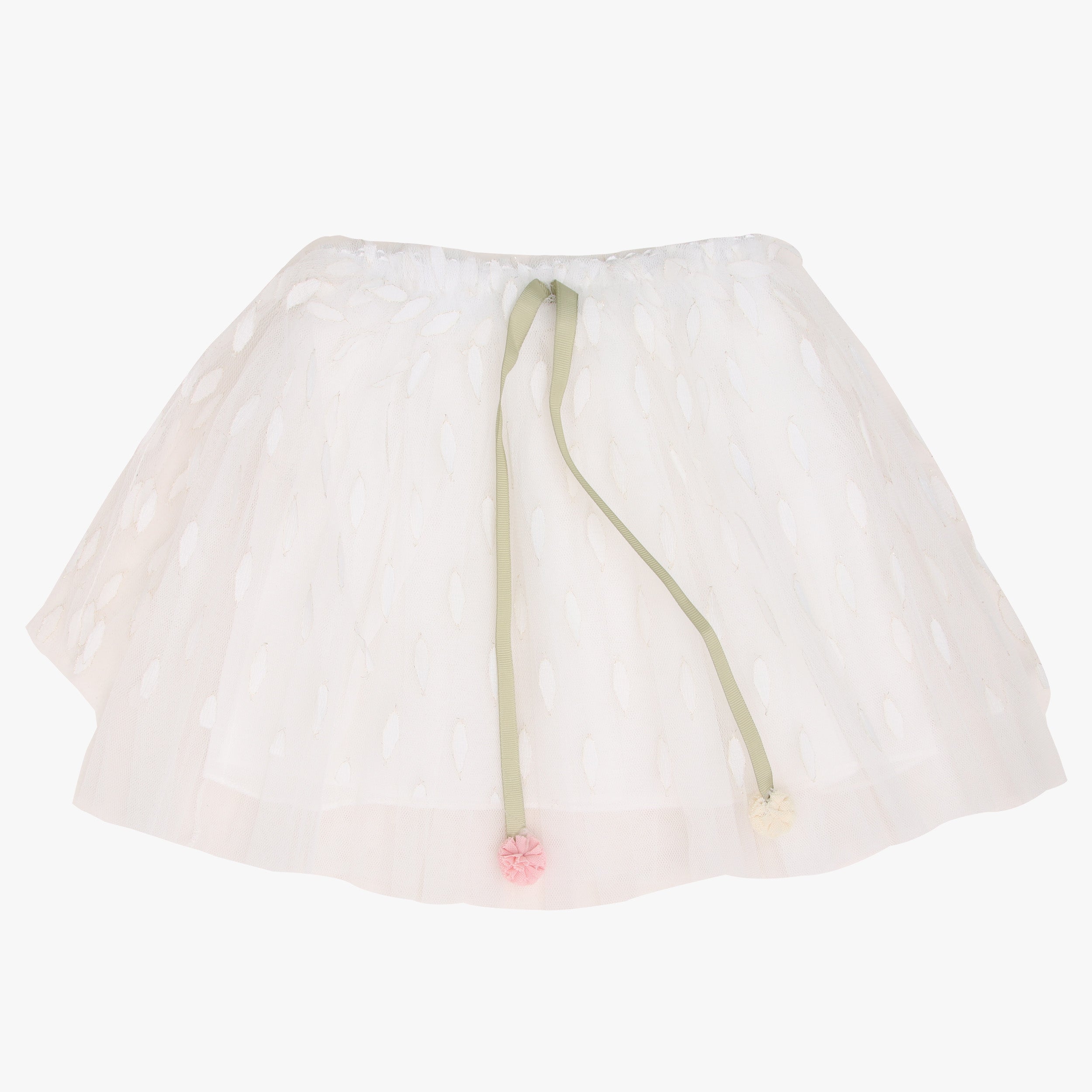Skirt -White | Pink Stripes Skirt & Top