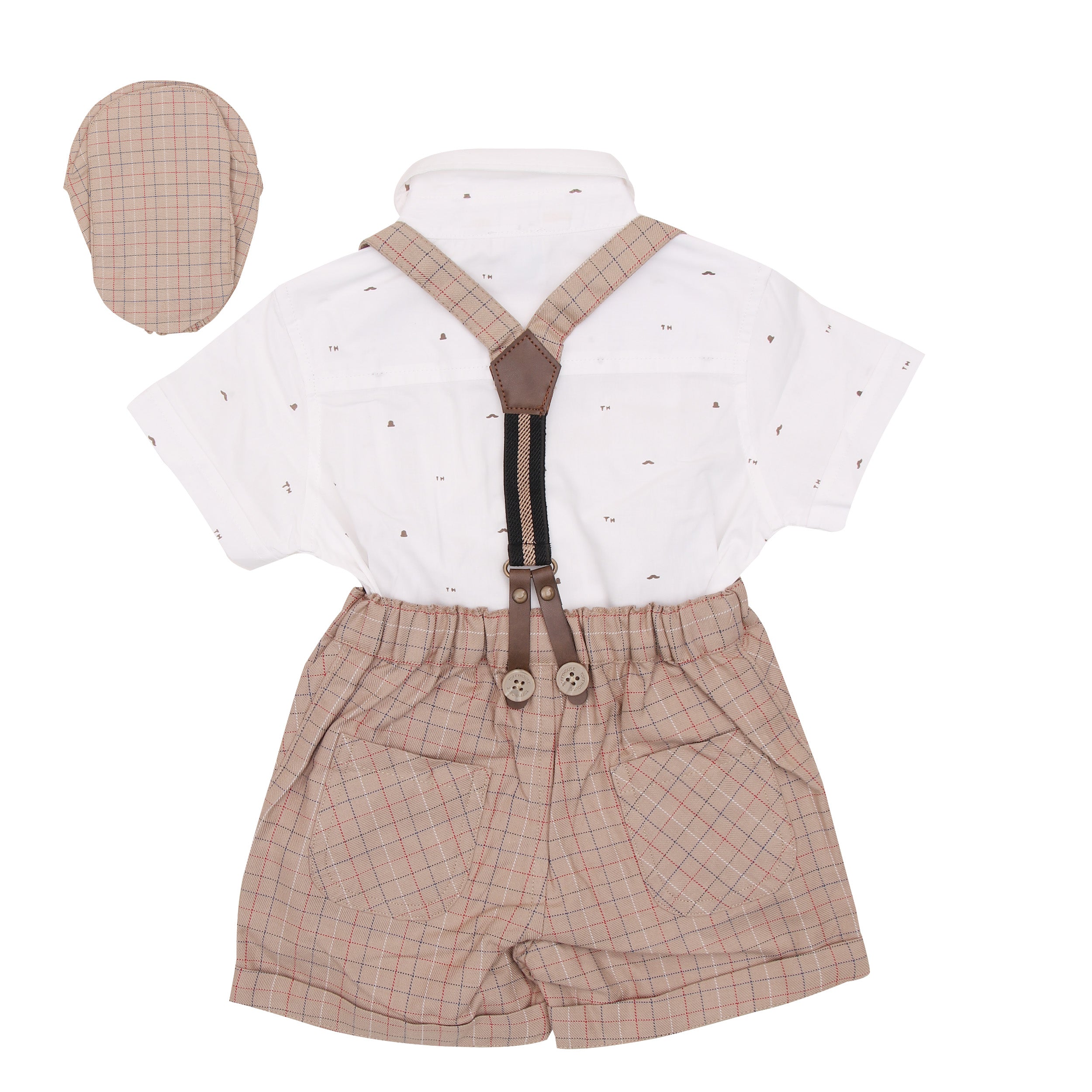 Classic Suit with Cap - Khaki | Buy Classic Suits with Cap for Infant & Toddler Baby Boys