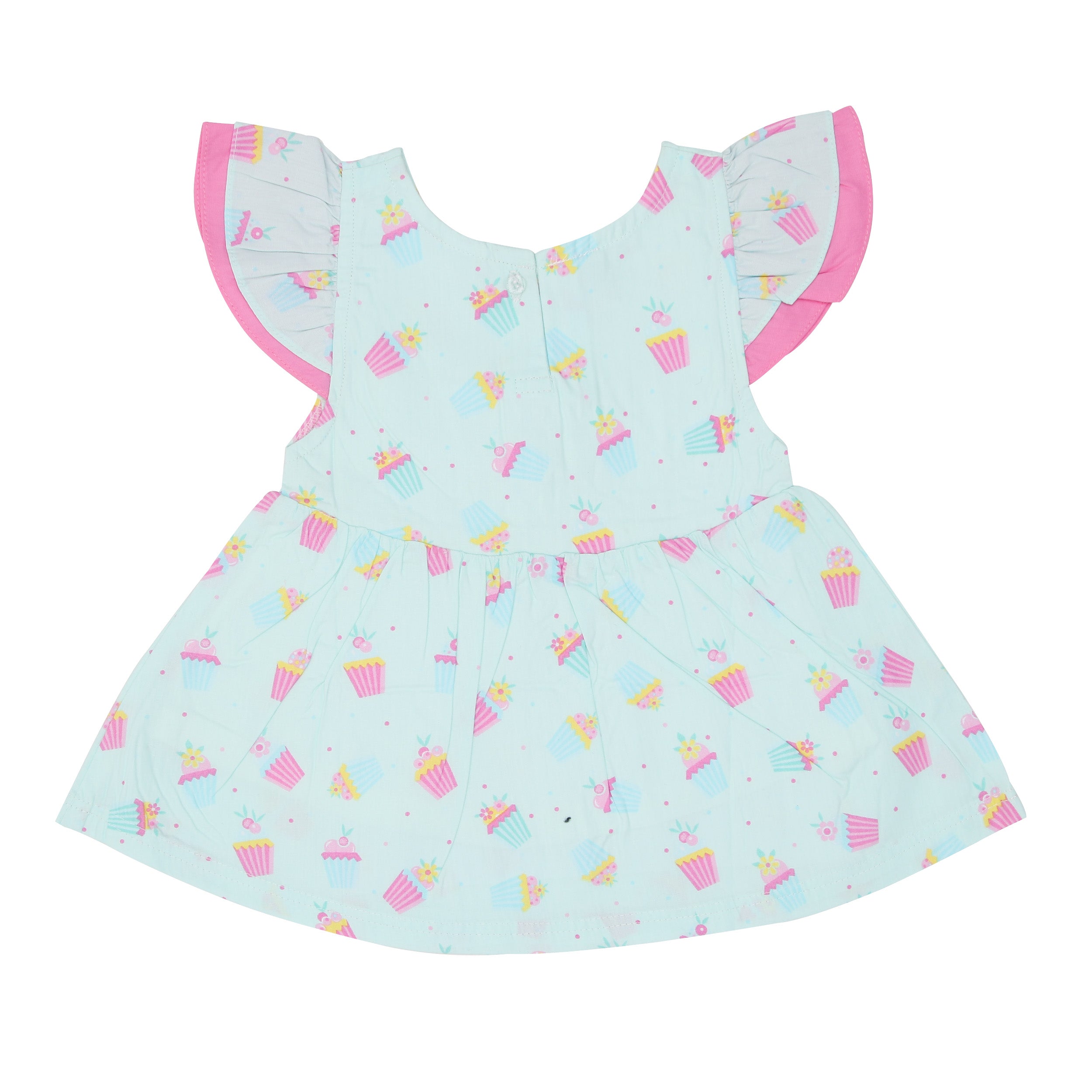 Frock - Blue Cupcake | Buy Stylish Frocks For Baby Girl At Affordable Prices | Smiley Buttons
